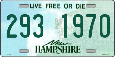 NH license plate 2931970