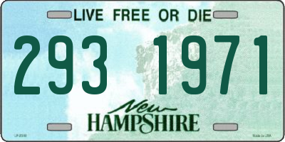 NH license plate 2931971