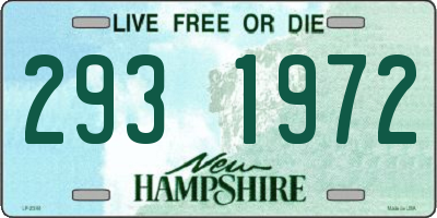 NH license plate 2931972