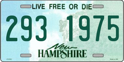 NH license plate 2931975
