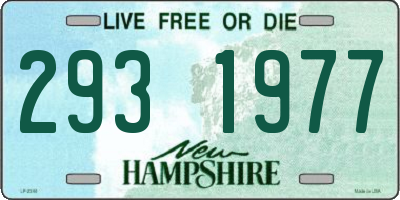 NH license plate 2931977