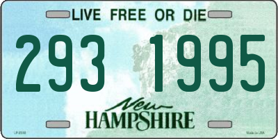 NH license plate 2931995