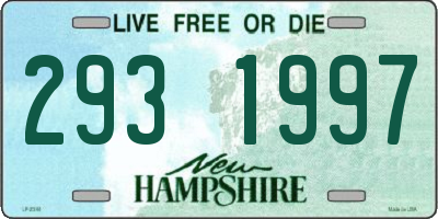 NH license plate 2931997