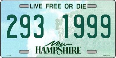 NH license plate 2931999
