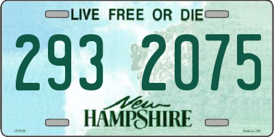 NH license plate 2932075
