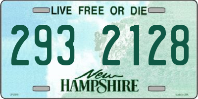 NH license plate 2932128
