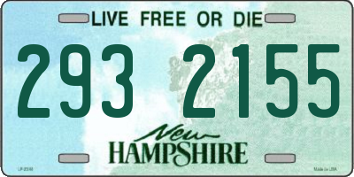 NH license plate 2932155
