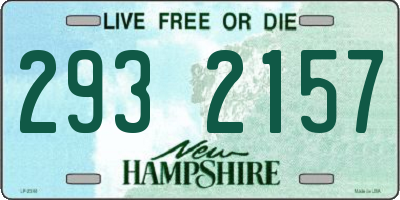 NH license plate 2932157