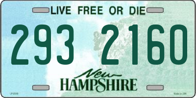 NH license plate 2932160