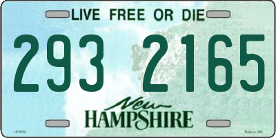 NH license plate 2932165