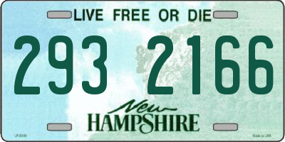 NH license plate 2932166
