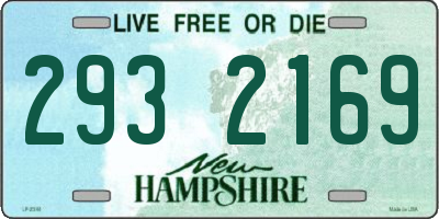 NH license plate 2932169
