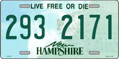 NH license plate 2932171