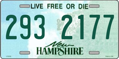 NH license plate 2932177