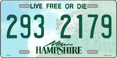 NH license plate 2932179