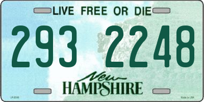 NH license plate 2932248