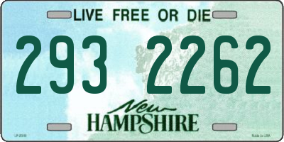 NH license plate 2932262