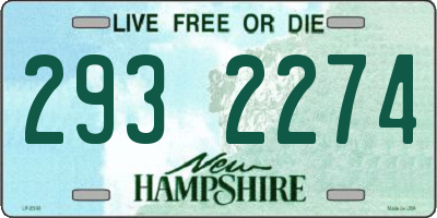 NH license plate 2932274