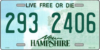NH license plate 2932406