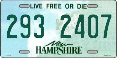NH license plate 2932407