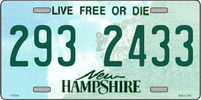 NH license plate 2932433