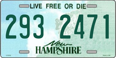 NH license plate 2932471