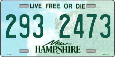 NH license plate 2932473