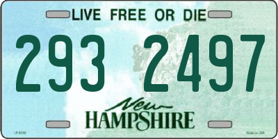 NH license plate 2932497