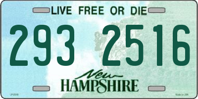 NH license plate 2932516