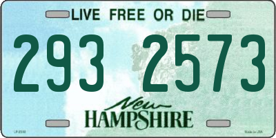 NH license plate 2932573