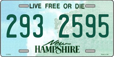 NH license plate 2932595