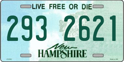 NH license plate 2932621