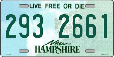 NH license plate 2932661
