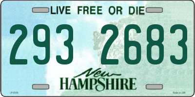 NH license plate 2932683