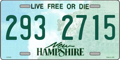 NH license plate 2932715