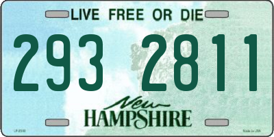NH license plate 2932811