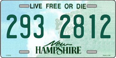 NH license plate 2932812
