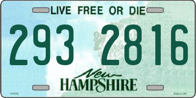 NH license plate 2932816