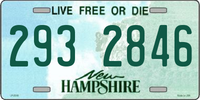 NH license plate 2932846