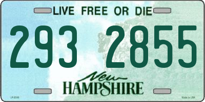 NH license plate 2932855