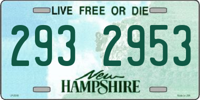 NH license plate 2932953