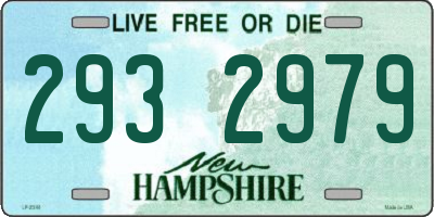 NH license plate 2932979