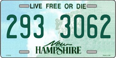 NH license plate 2933062