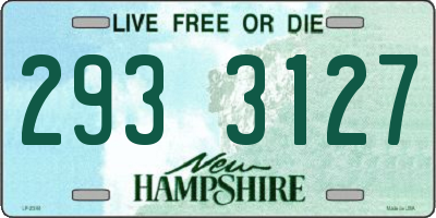 NH license plate 2933127