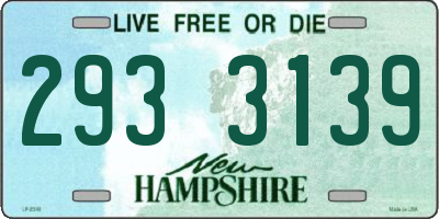 NH license plate 2933139