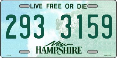 NH license plate 2933159
