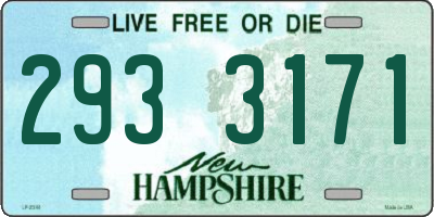 NH license plate 2933171