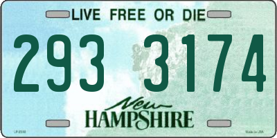 NH license plate 2933174