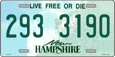 NH license plate 2933190