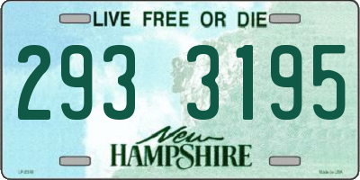 NH license plate 2933195